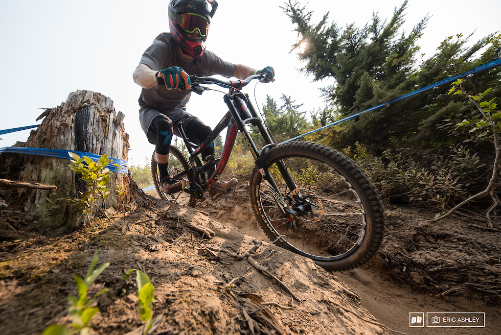 Weston Potter had scarce time on the mountain to get his lines worked out. I was probably on trail for a total of two maybe three hours this weekend Pro Men .