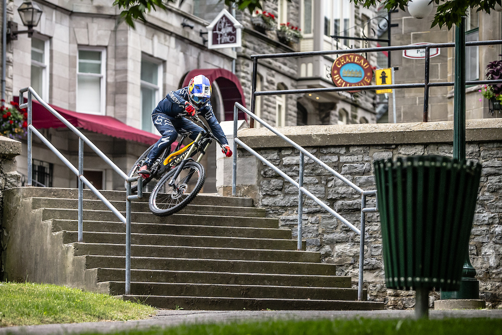 Purest Line: Finn Iles Riding DH Through Quebec City - Video