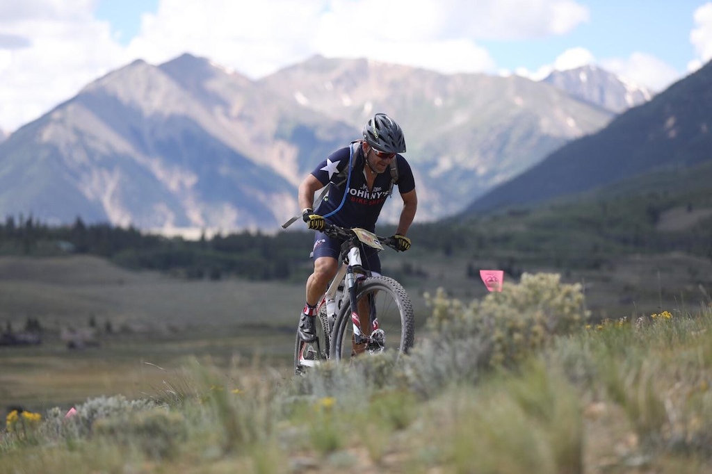 at Leadville 100 MTB in Leadville, Colorado, United States photo by
