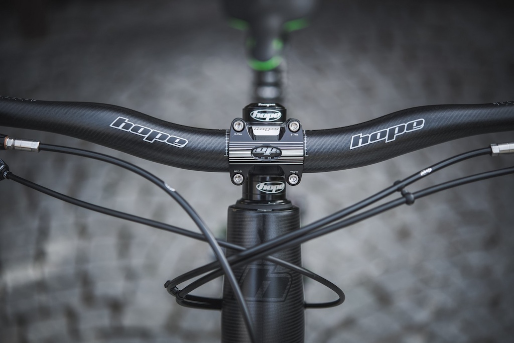 The Hope handlebar is the second carbon component to come out of the Barnoldswick factory.