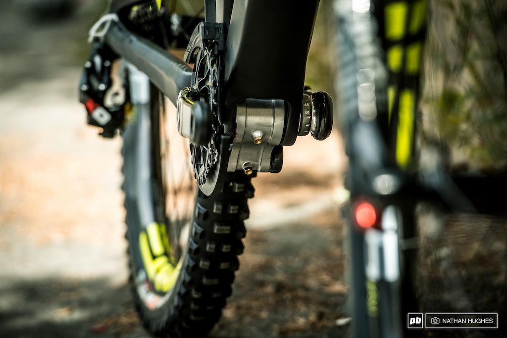 New Intense 29er Carbon DH Bike Spotted Crankworx Whistler 2017