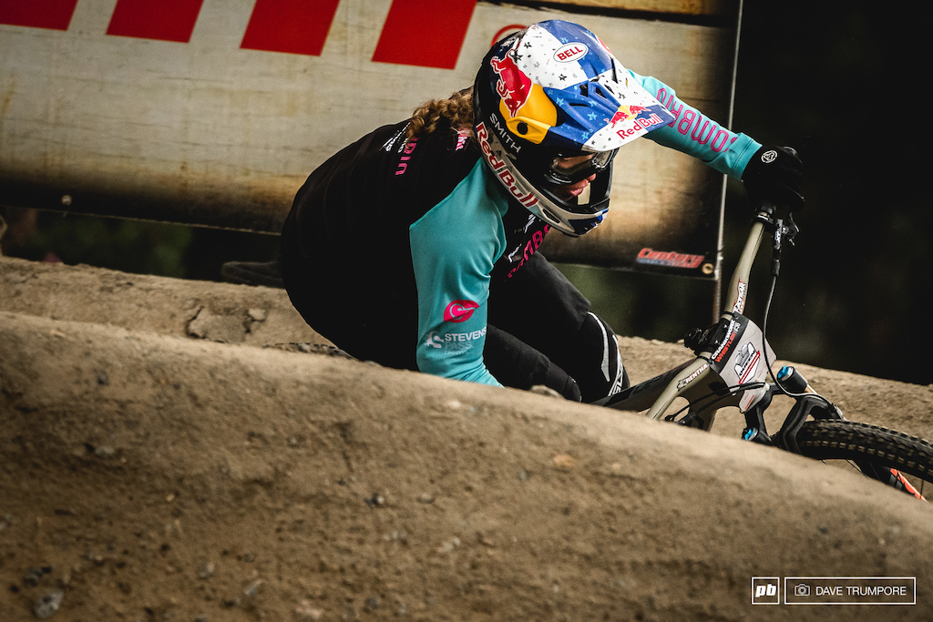 After taking the runner up spot last night, Jill would settle for nothing short of a win in dual slalom.