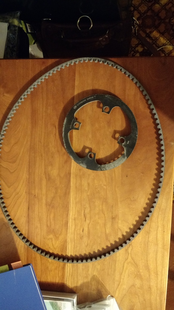 0 Gates Carbon Drive belt and ring
