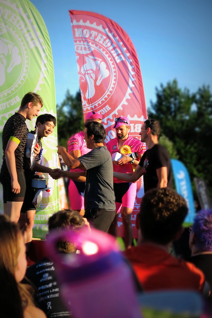 Exciting podiums with loads of categories, nice prizes and bubbles all over the spectators :)
