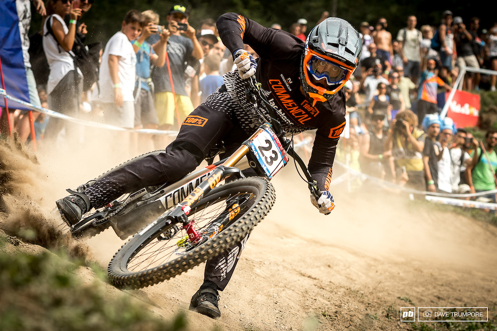 Foot out flat out and on a lose and aggressive run, Amaury Pierron took home his best WC result ever with a 2nd place.