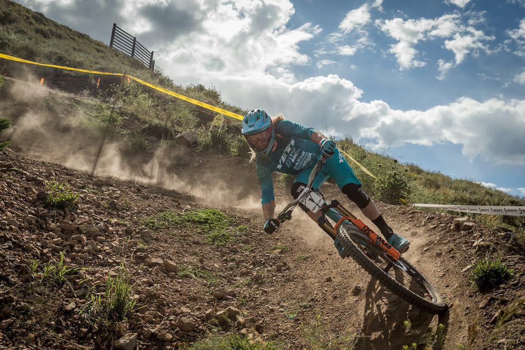 Cody Kelley races stage 2 of Round 4 in the Pro Division of the 2017 SCOTT Enduro Cup presented by Vittoria at Deer Valley in Park City, UT on Aug 26th, 2017. Photographer: Jay Dash - Courtesy of Enduro Cup