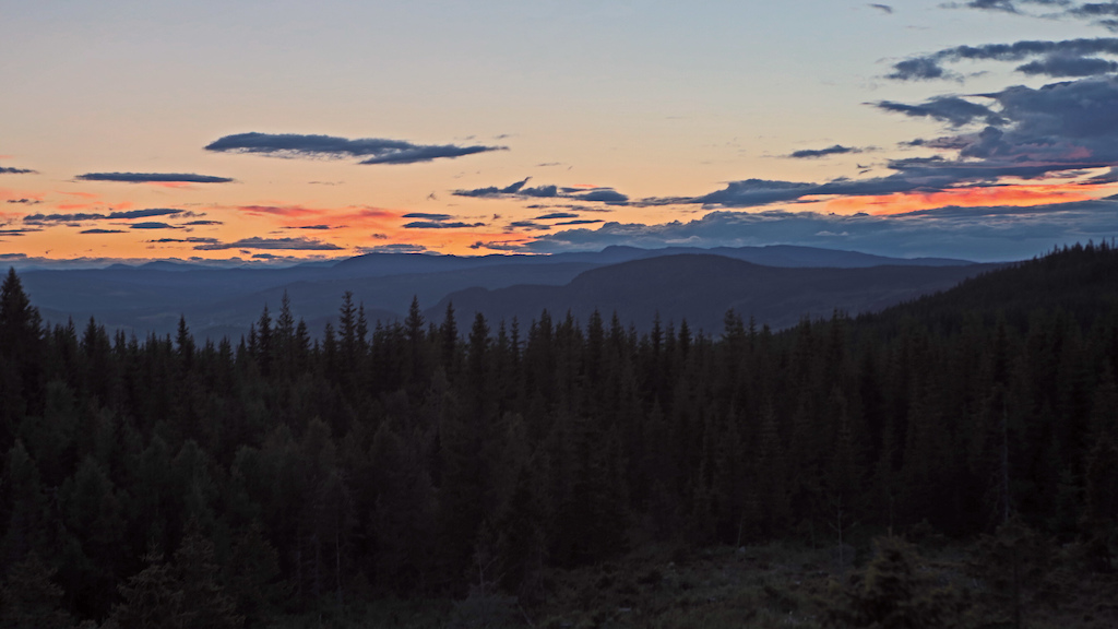 One of the beautiful Sunset's in Hafjell