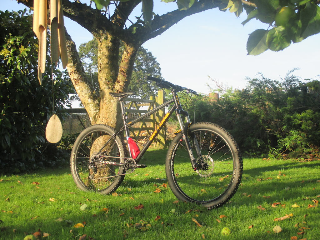 The 456 with Alpkit Enduro pod mounted near the bb
