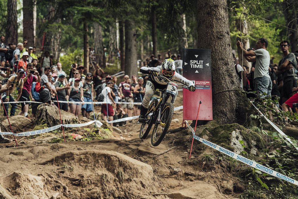 Troy Brosnan performs at UCI DH World Cup in Val di Sole, Italy on August 26, 2017 // Bartek Wolinski/Red Bull Content Pool // P-20170826-01634 // Usage for editorial use only // Please go to www.redbullcontentpool.com for further information. //