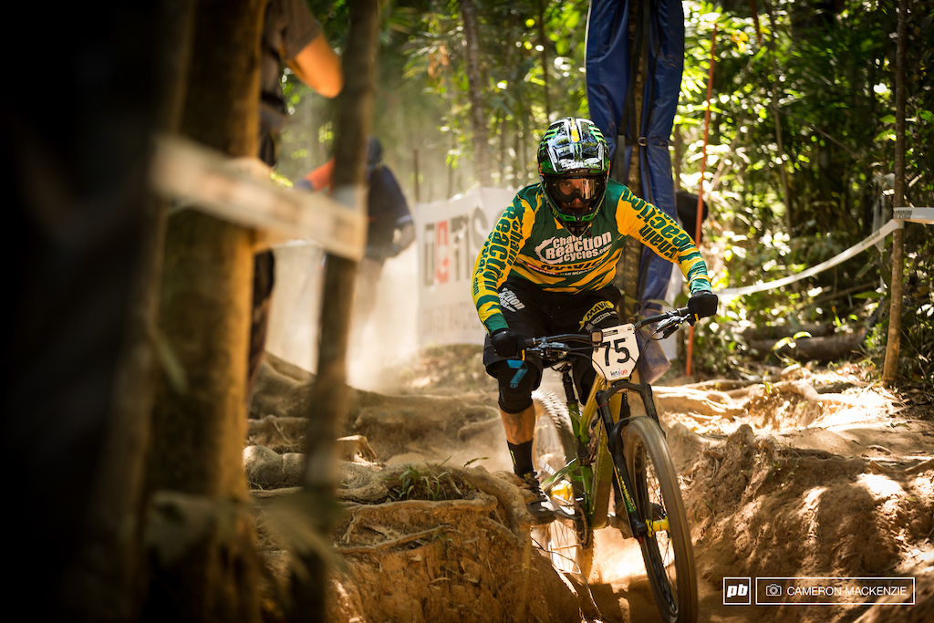 Sam Hill, Down the guts and smashing ruts. I know who my money is on for sunday..
