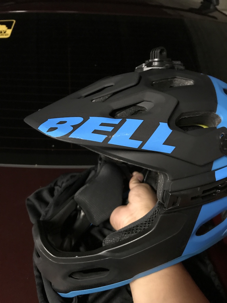 2017 Bell Mips super 2R medium size blue/black