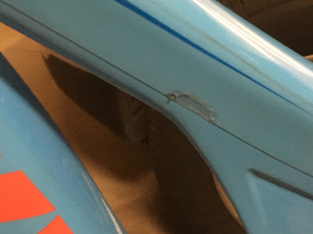 left side top tube - mark from hollywood rack