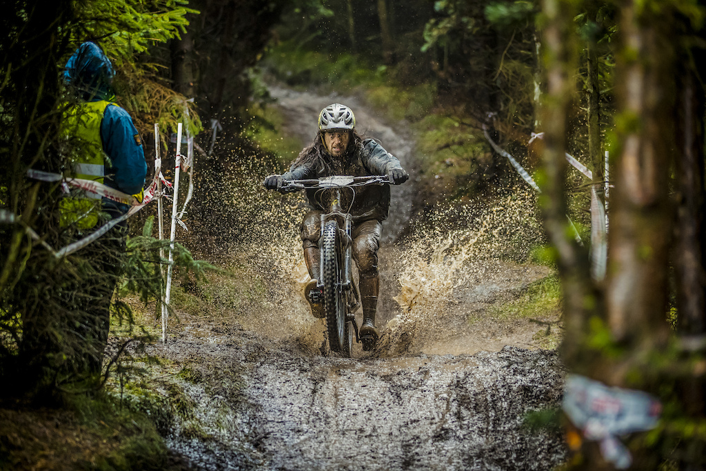 Coming out of the woods half way down Stage 5.

Photo by Dialled In UK.