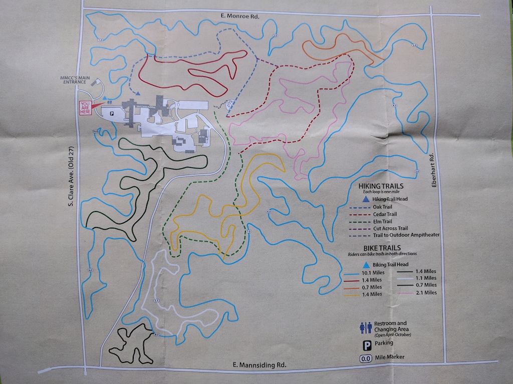 Map from the site that includes two loops not listed here on Trail Forks.