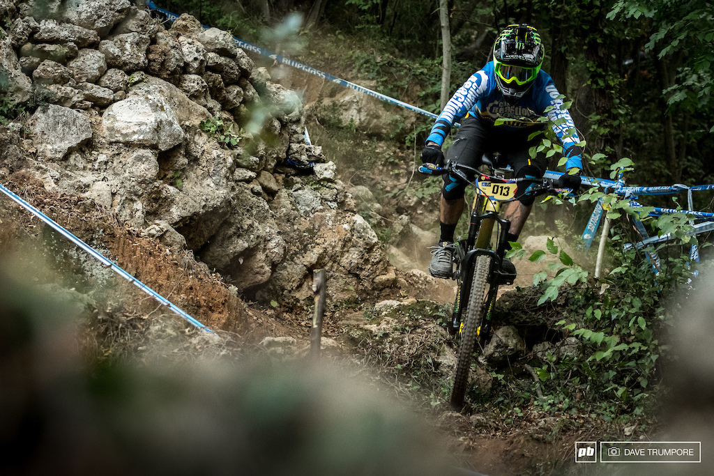 The legendary Sam Hill holds a strong but deferrable lead over Adrien Dailly for the overall.  If Sam keeps hs cool and rides like he has all season he should have nothing to worry about, but any kind of crash or mechanical and he will be in serious trouble.