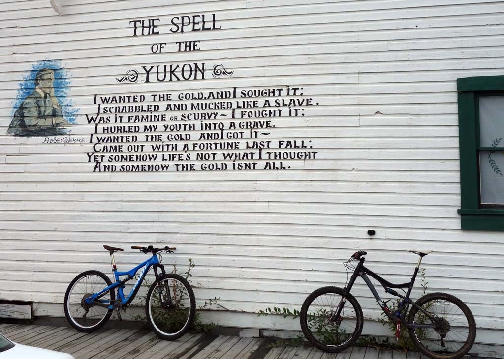 For a story about biking in the Yukon
