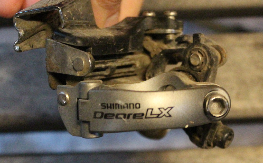 $10 - Shimano Deore LX FD-M580A Front Derailleur, dual pull, 34.9mm clamp
Decent condition, woks well.