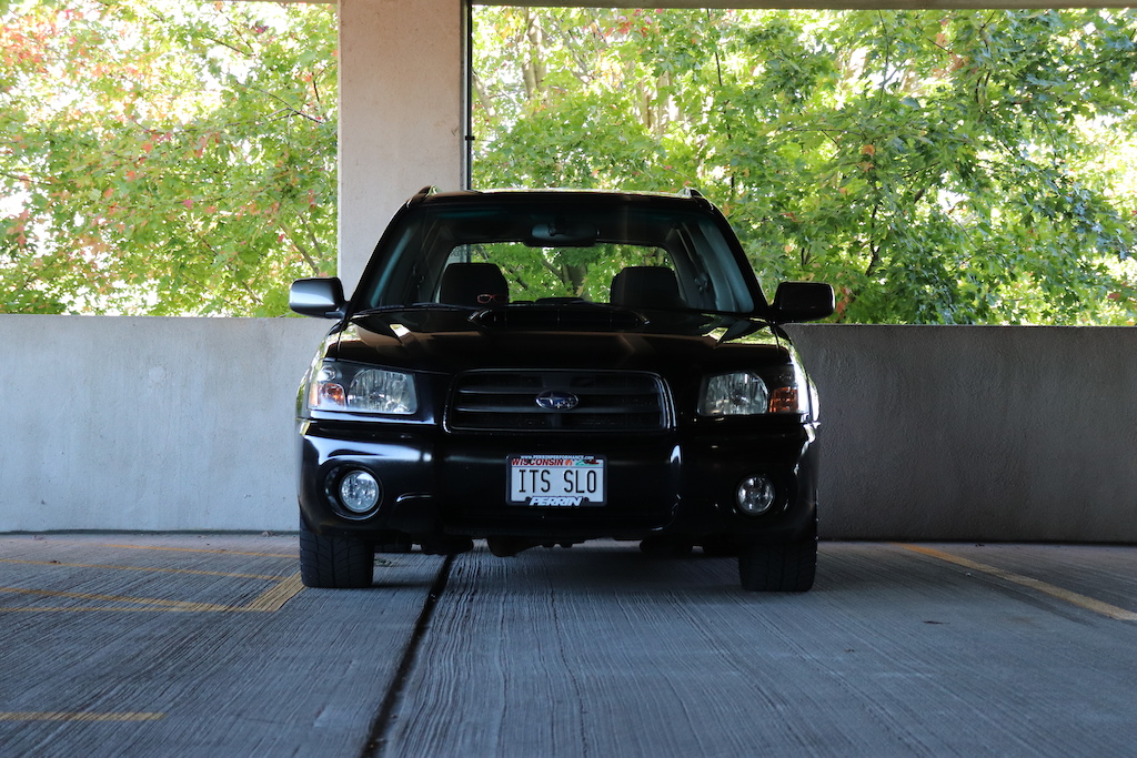 My 2005 Subaru Forester XT recently lowered on BC Racing Coilovers