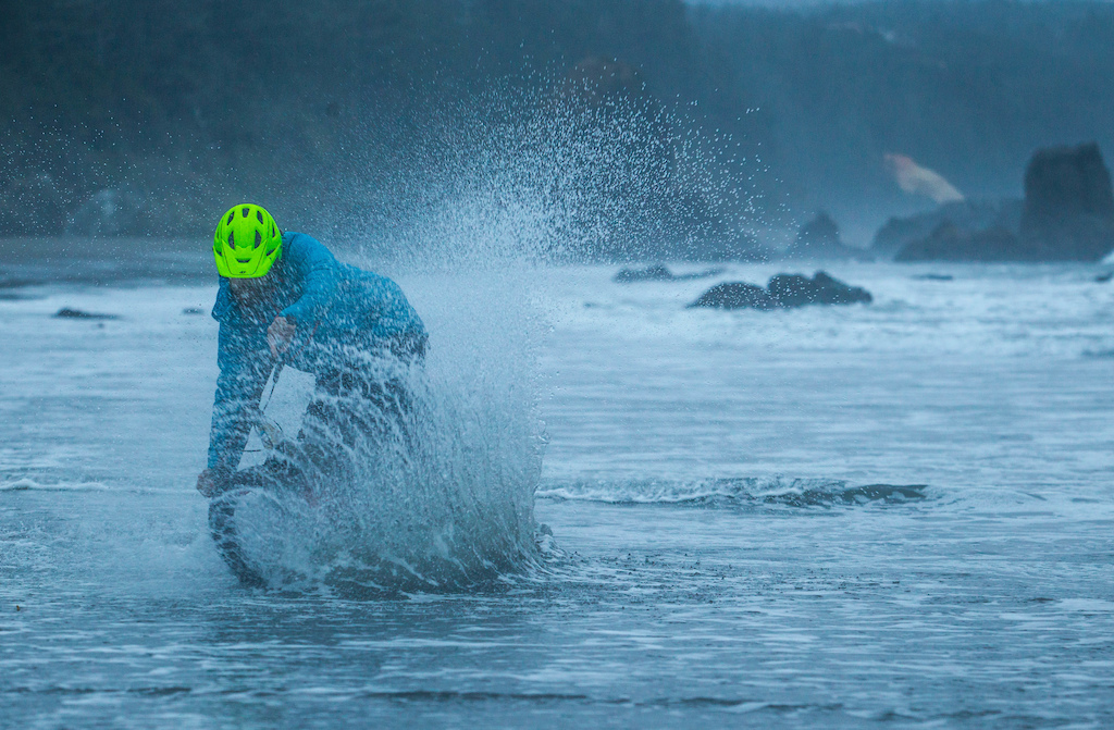 Ollie Jones surfing a different kind of dirt wave.