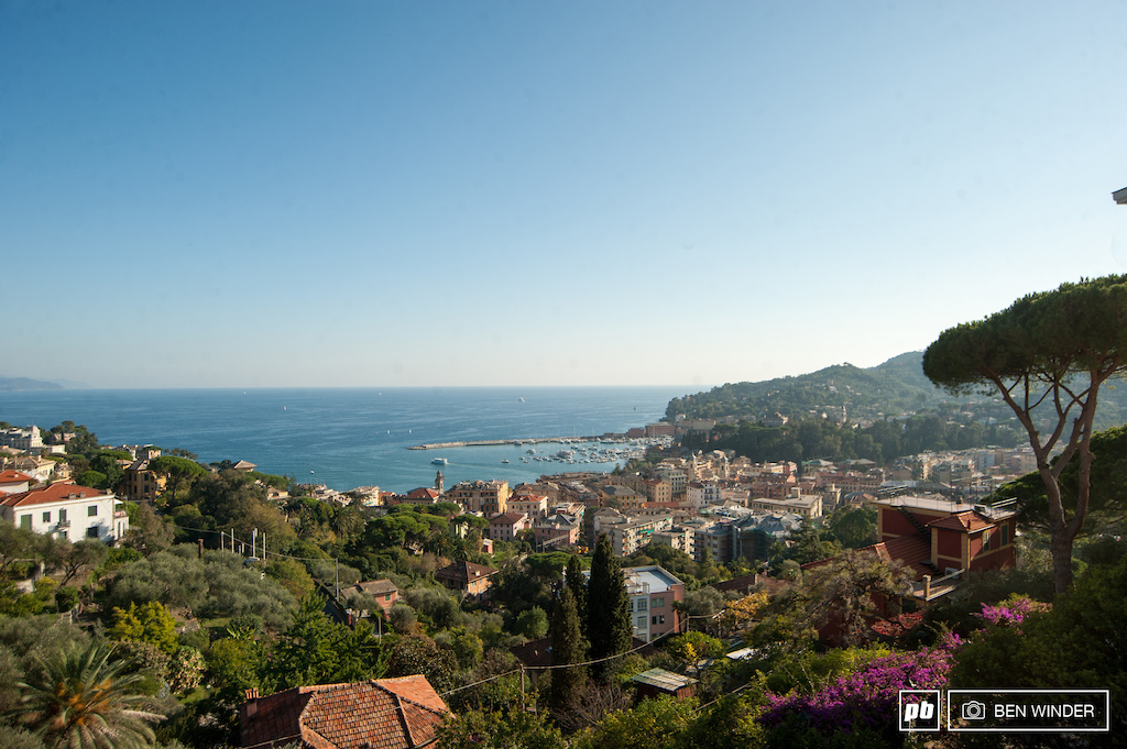 A stunning Ligurian cove, just over an hour away from the mountain bike mecca that is Finale.