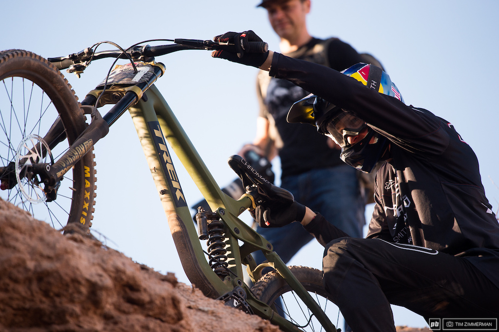 Will Brandon Semenuk's steady methodical practice methods pay off in tomorrows finals?