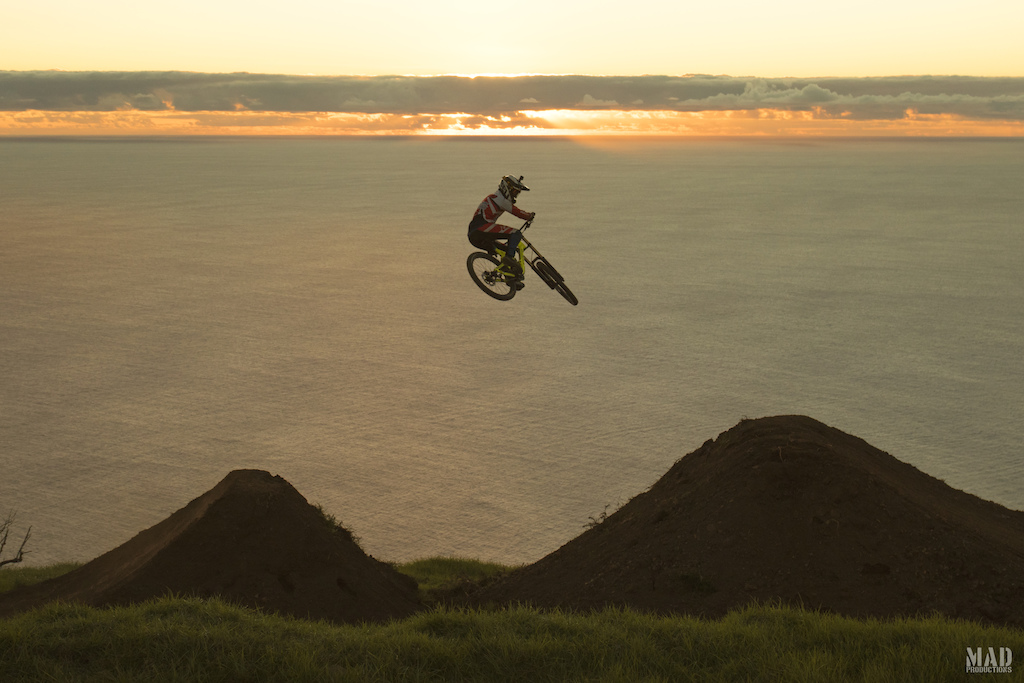 Send it bro. MADproductions superstar, Emanuel Pombo, riding #DEATHGRIP line powered by Freeride Madeira Islands in Ponta do Pargo, Madeira.