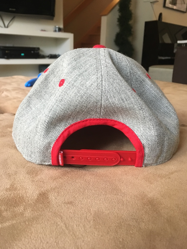 0 Sram hat red and grey NEVER USED