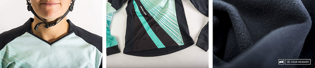 Pearl Izumi Launch Thermal jersey V-neck cut drop tail and soft thermal fabric.
