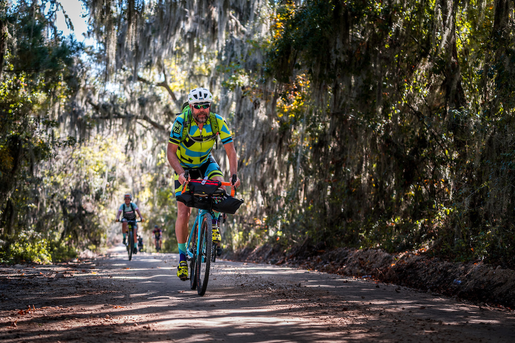 Rocks, Roads, Reggae Gravel Bikepacking event in Gainesville, Florida.