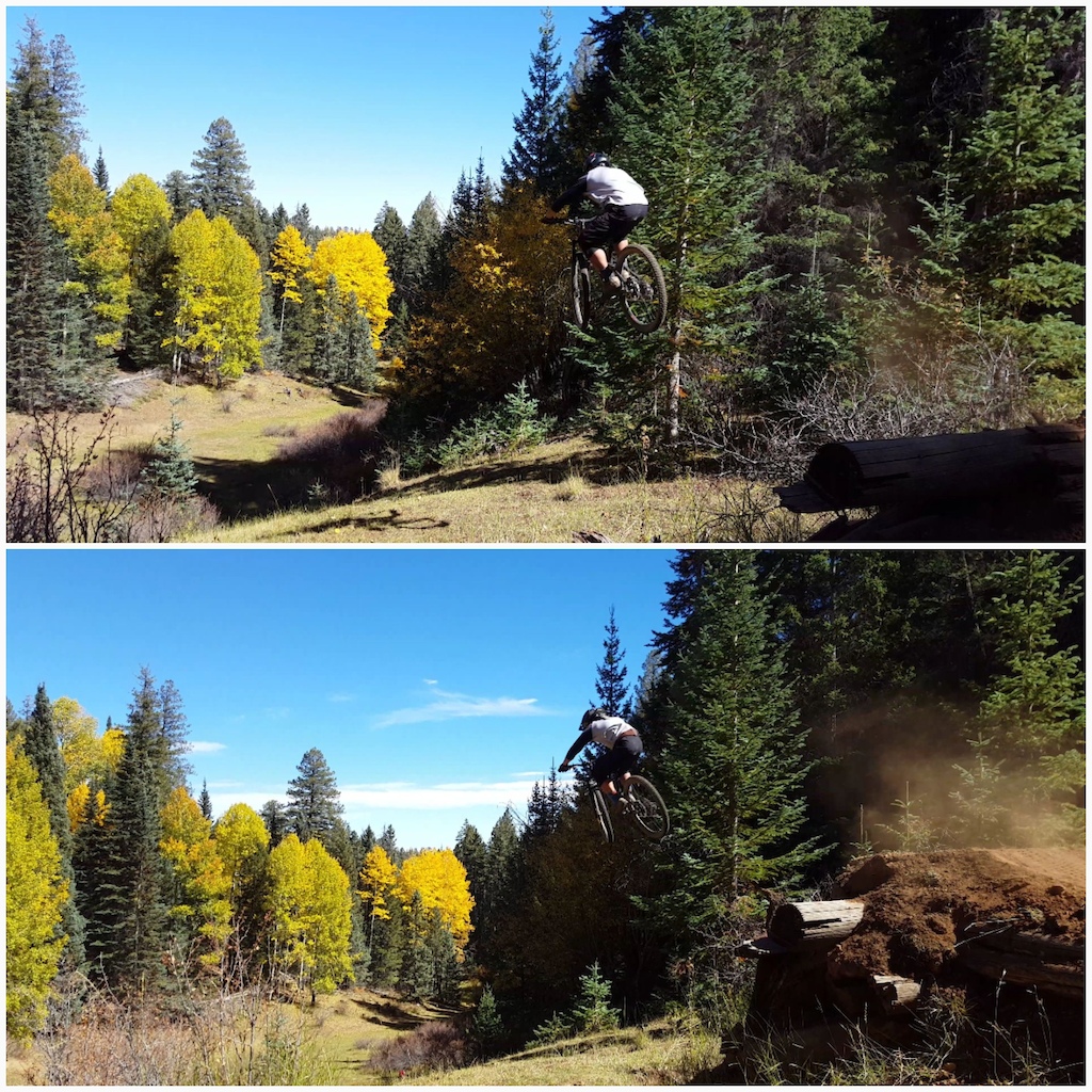 Before and after from Green Peak “Candyland” booter rebuild in 2017