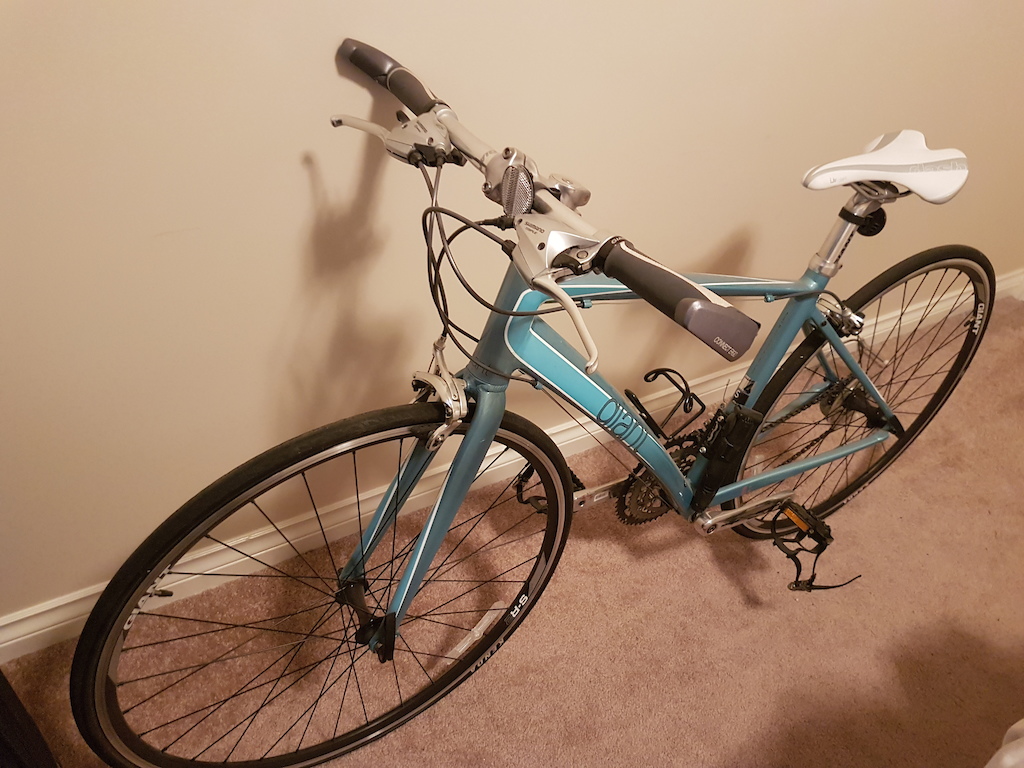 Giant road bike  (ladies) like new only used a few times paid $700