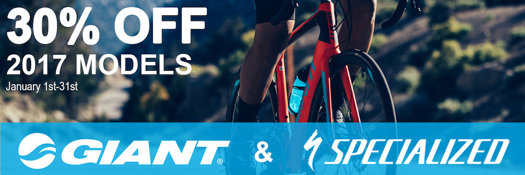 BikeSports 30% OFF 2017 Bicycles January 1st-31st