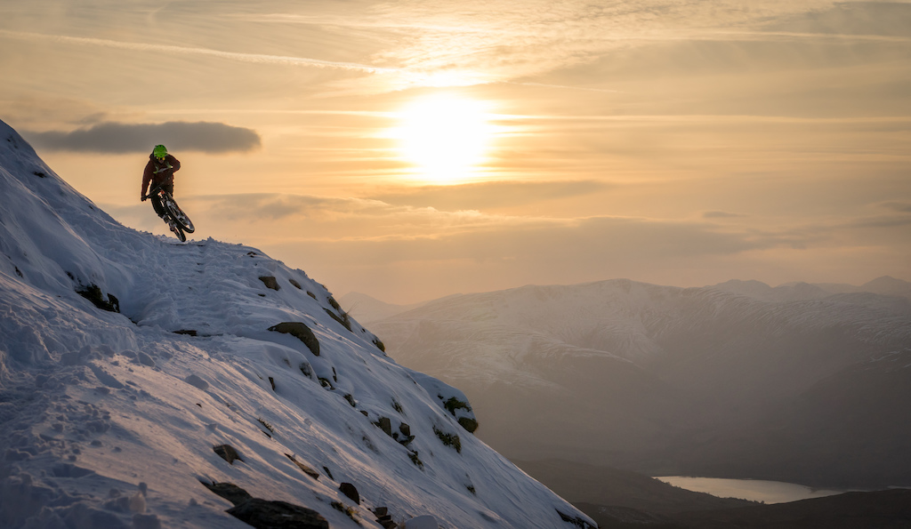 Catching the last of the light on Ben Nevis