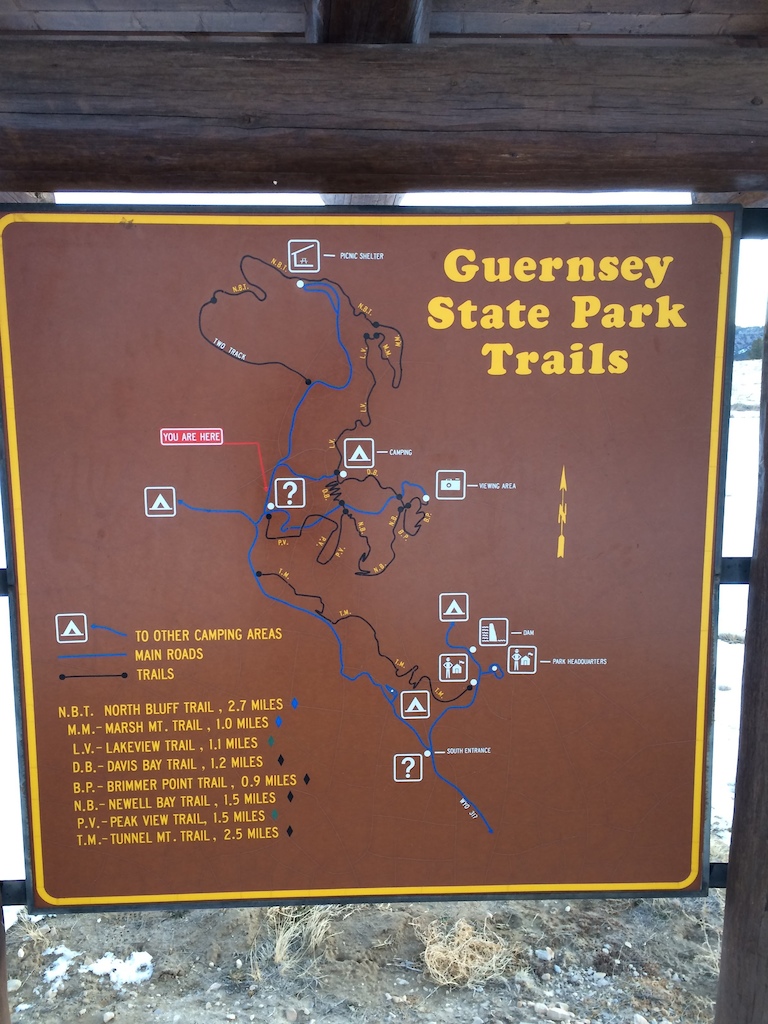 Map at the kiosk