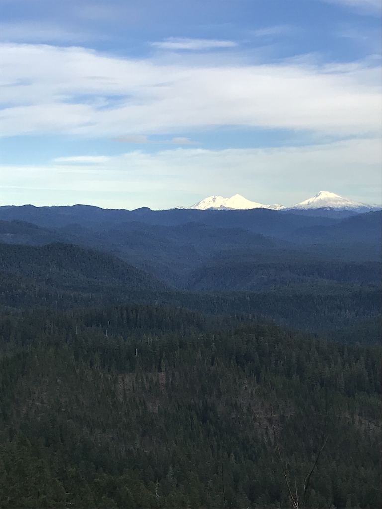 The Views of Bachelor and the Three Sisters from Oakridge