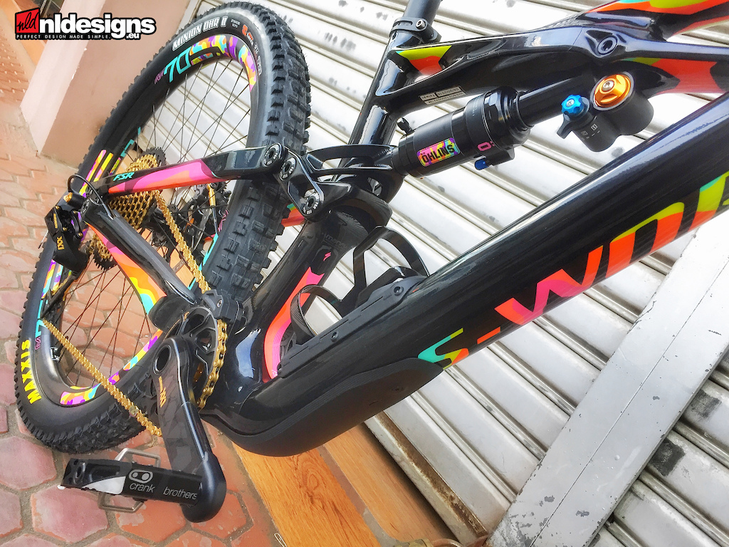 Ohlins shock decal