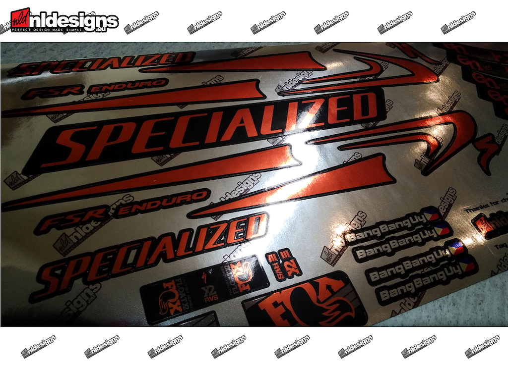 Specialized Enduro frame decal