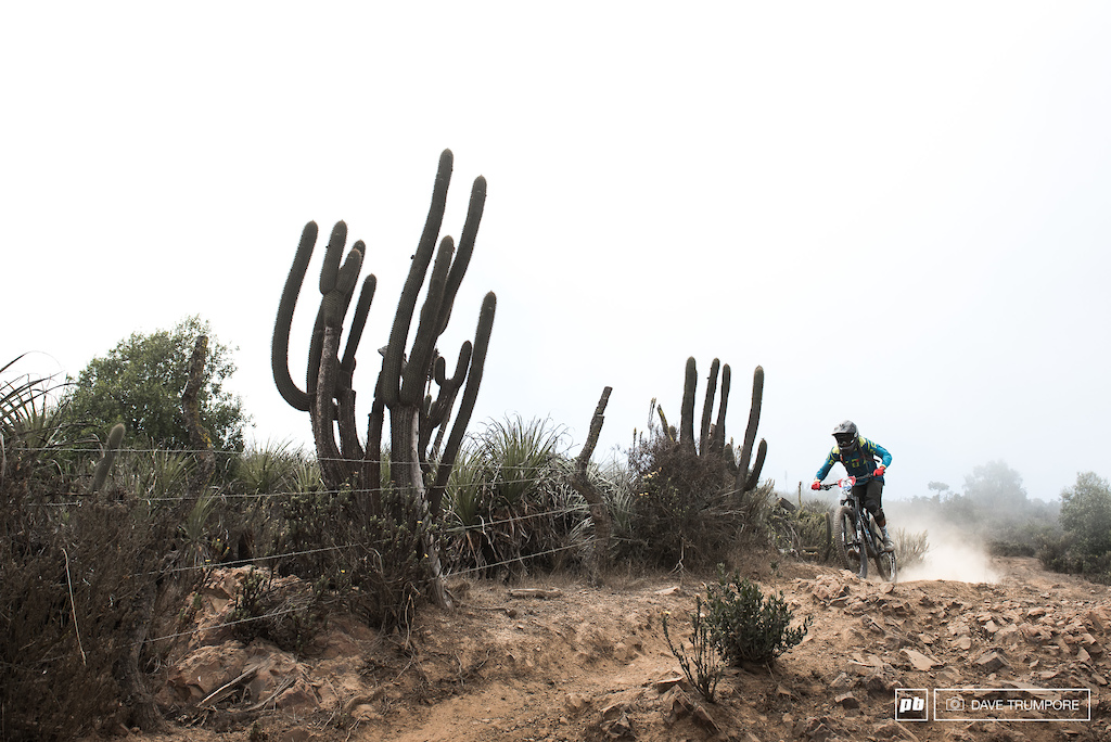 Pablo Maldonado does battle with fog, capture, barbed wire, and sharp loose rocks on Stage 14 en route to 8th overall.