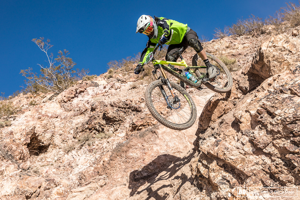 Many of the Enduro riders found Stage 1's Snakeback trail—normally reserved for the Downhill competitors—more than a little intimidating. Nick Dru (Cannondale/WTB/Gear Rush), was not among them. Sixth overall in Pro Open Men.