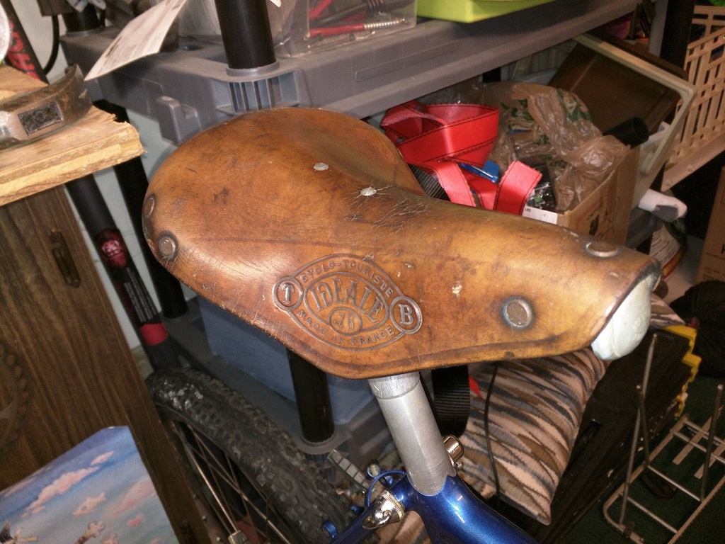Old leather saddle in need of some love