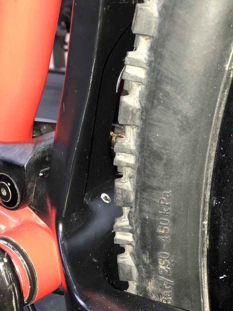 Theres not even much in the way of marking here (that white circle is the cable exit port for a front derailleur...if you're into that sort of thing).
