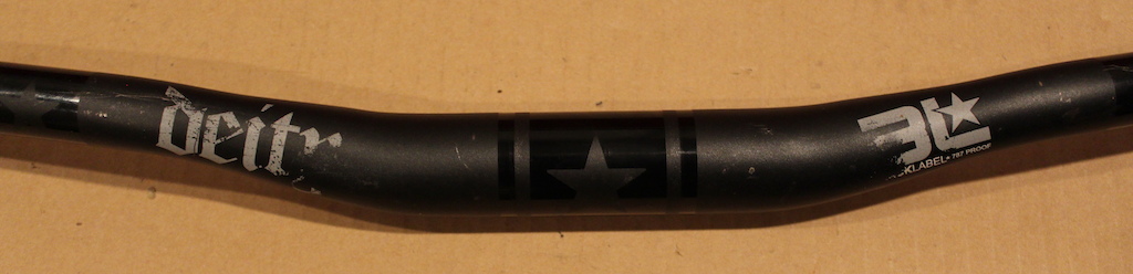 Deity Blacklabel 787 proof handle bar, decent condition, 31.8mm clamping diameter, 787mm width - $45