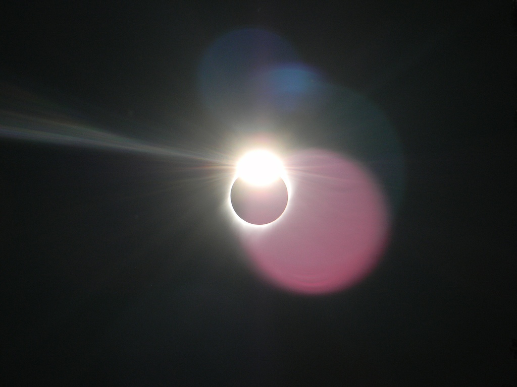 Solar Eclipse on August 22nd as seen from Skyline Rd. in the Clackamas National Forest.