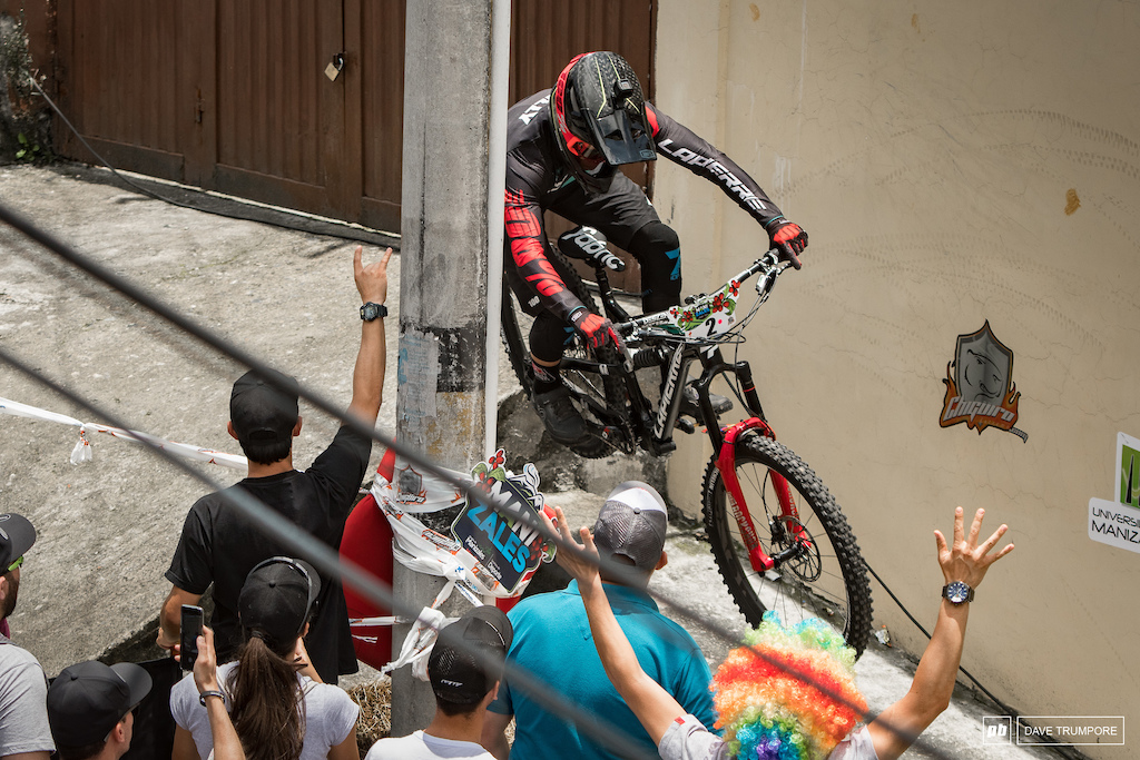 Adrien Dailly navigates the concrete jungle that will make up stage 1.