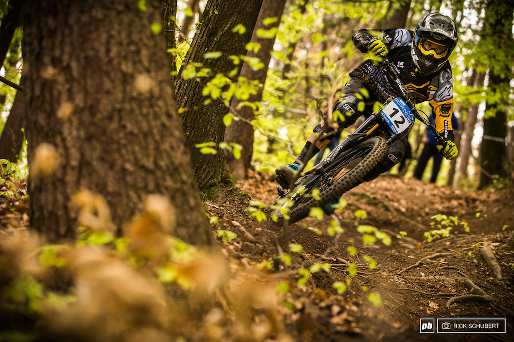 The fresh and loamy track in Maribor was the perfect playground for Phil Atwill