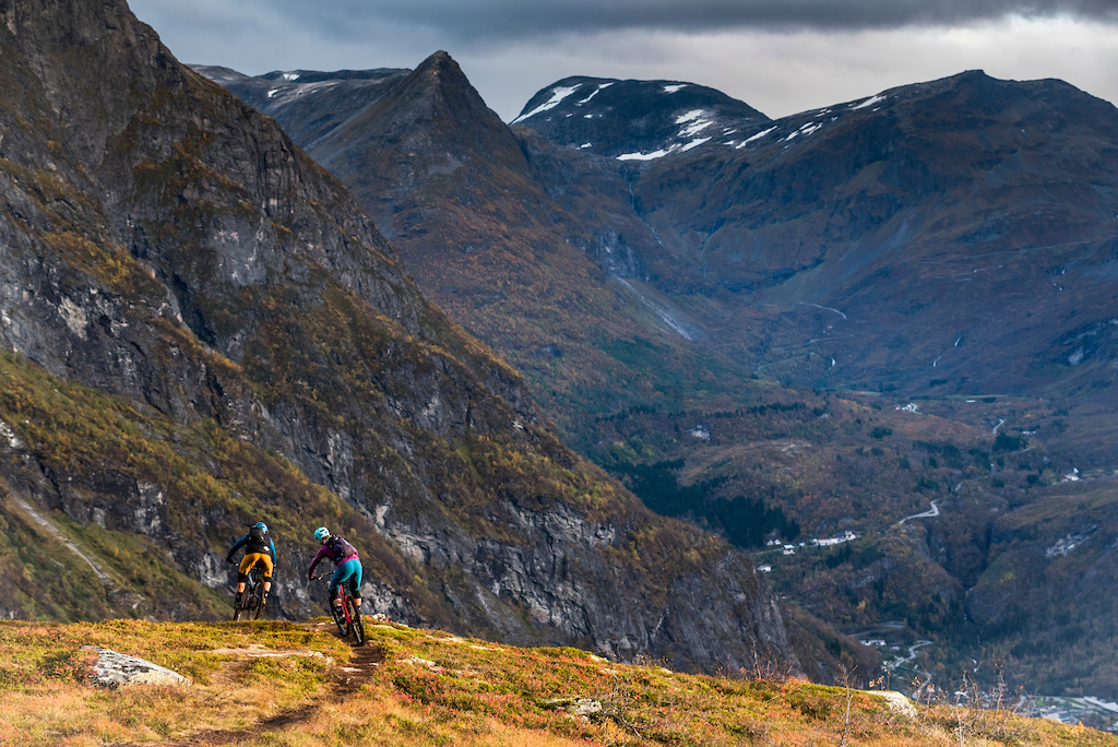 Riding Norway's western coast