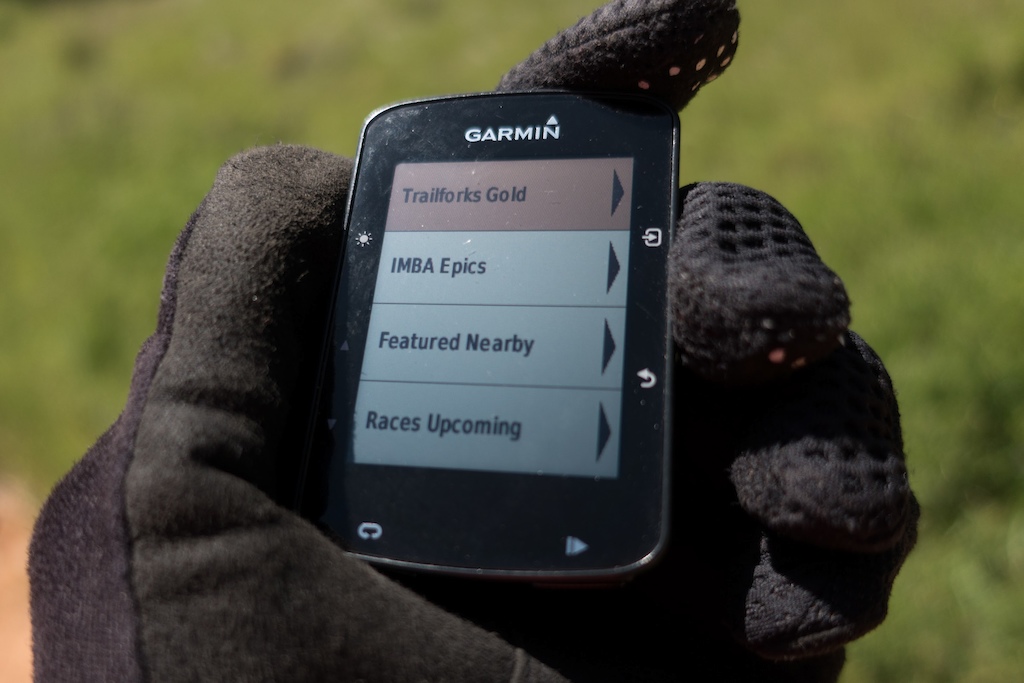 Trailforks now available on the Garmin Edge devices 520 820 100 1030 including the new 520 
