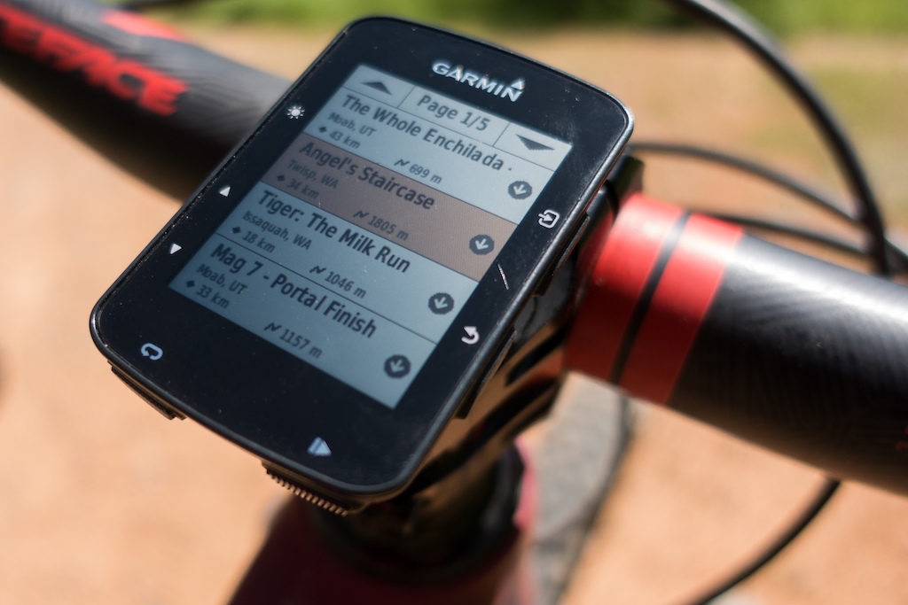 Trailforks now available on the Garmin Edge devices 520 820 100 1030 including the new 520 