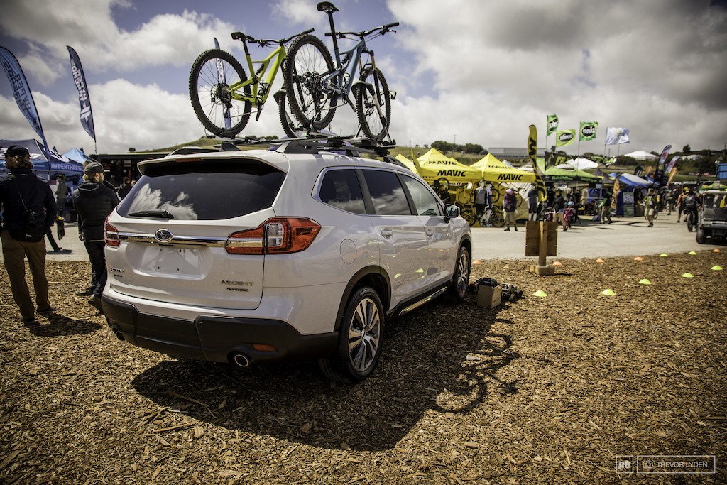 The title sponsor, Subaru, had their new 2019 Ascent on display.  This large version hatchback will be available later this fall.