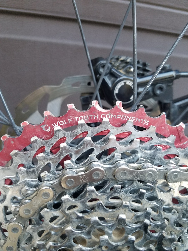 2015 Specialized Enduro

10 speed cassette with a wolftooth